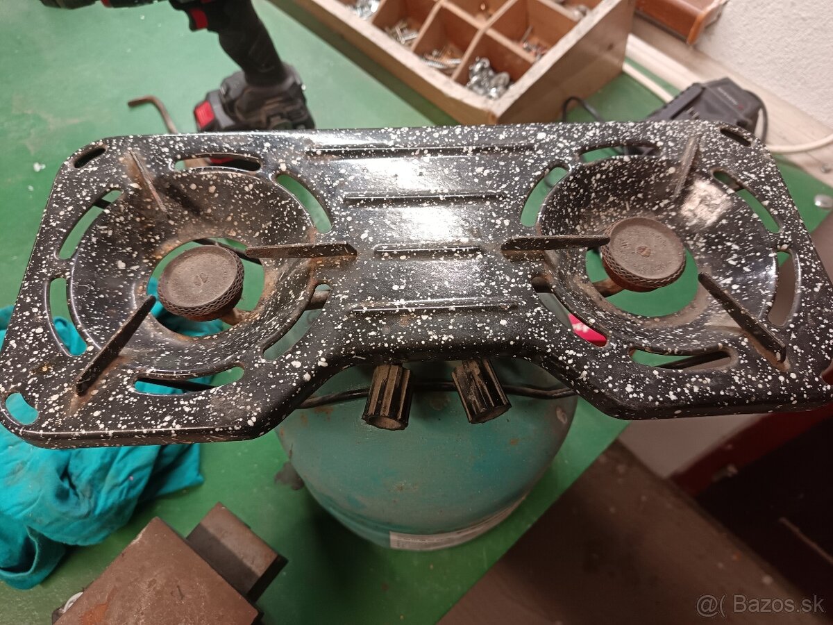 Predam kempingovy plynovy varic +2kg bomba - 2