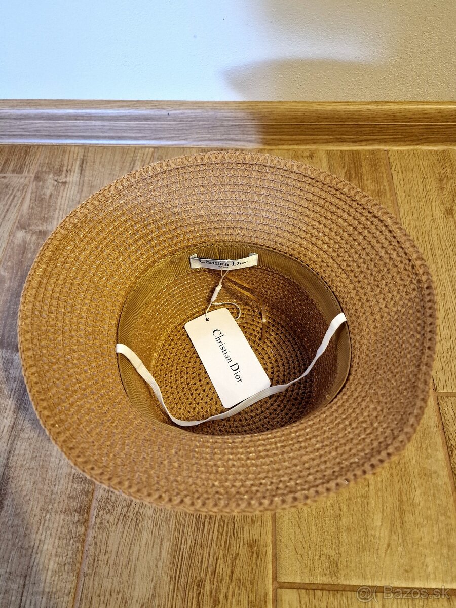 Christian Dior slamený klobúk - 2