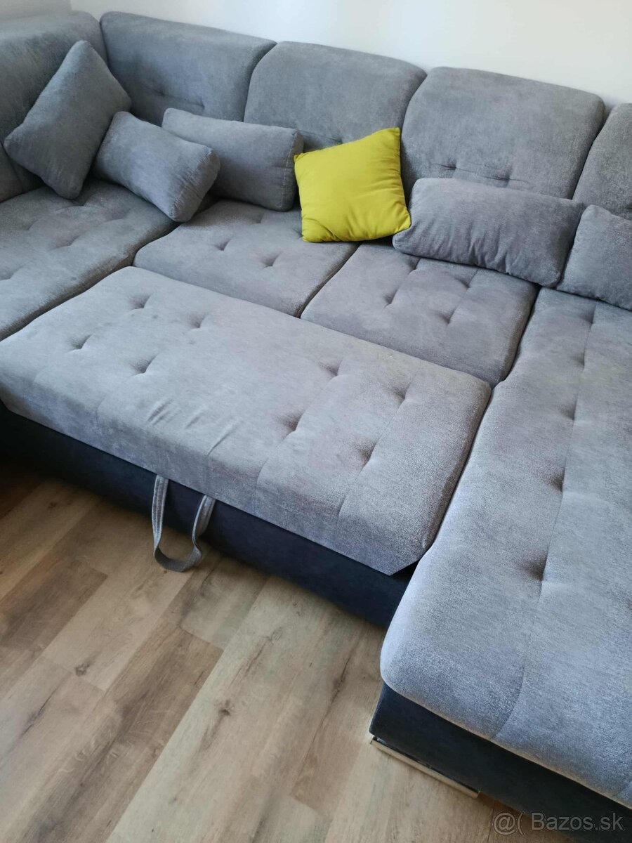 Sedacia súprava v tvare U - 2