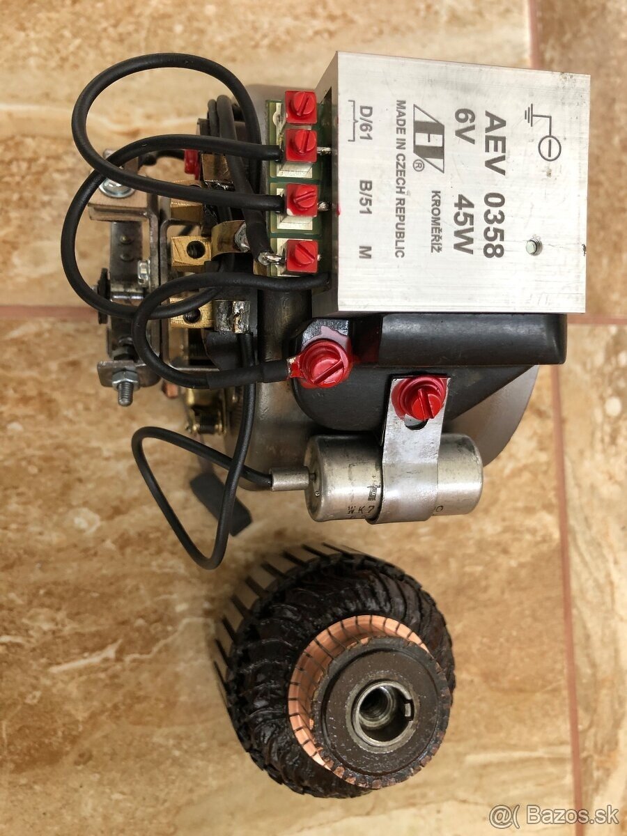 Jawa 250 / 11 pérák - zapalovanie po GO , kostra mínus pól - 2