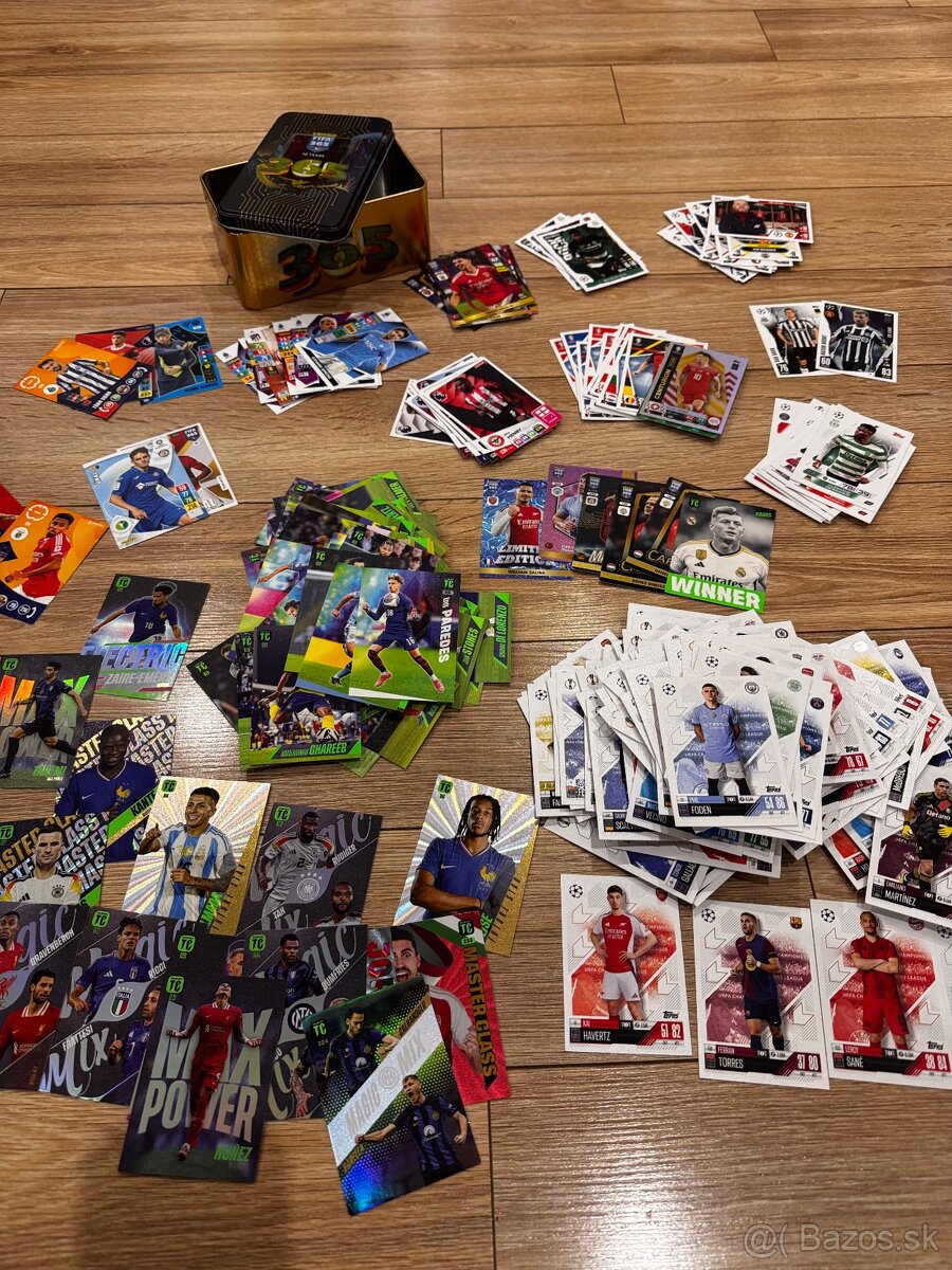 Futbalové kartičky mix - 2