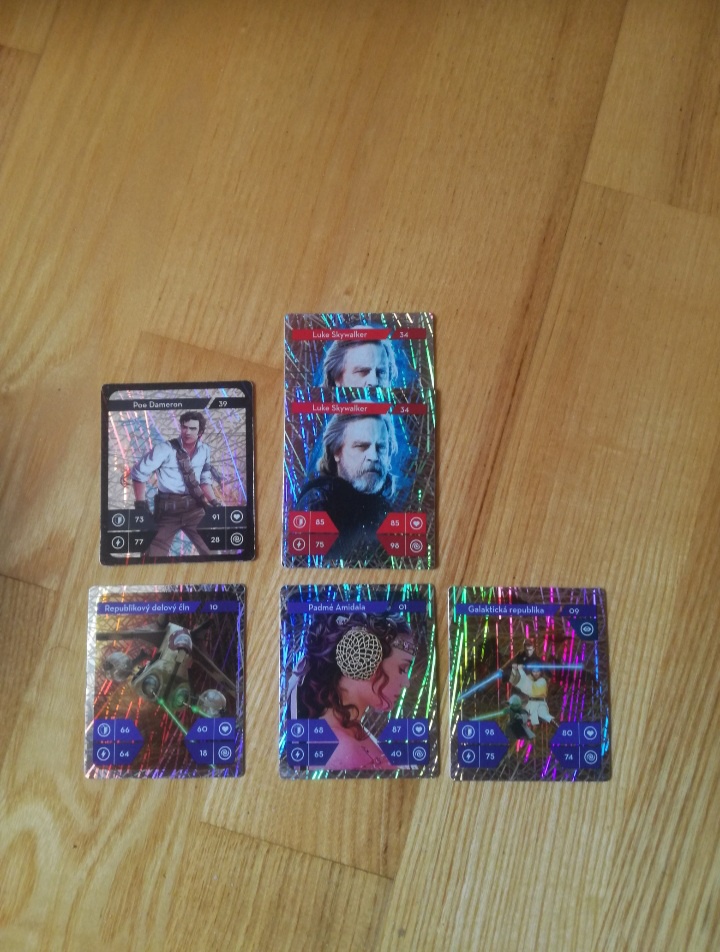 Srar Wars kartičky - 2
