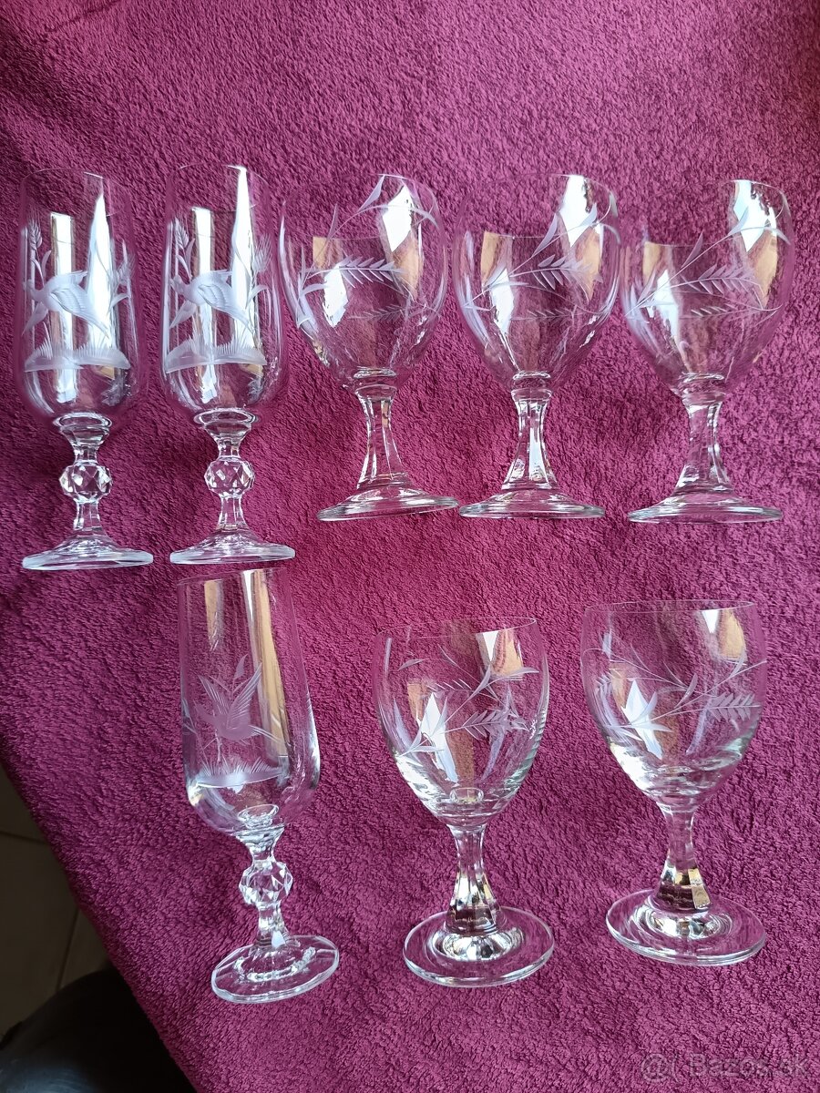 Mix starého Československeho skla... - 2