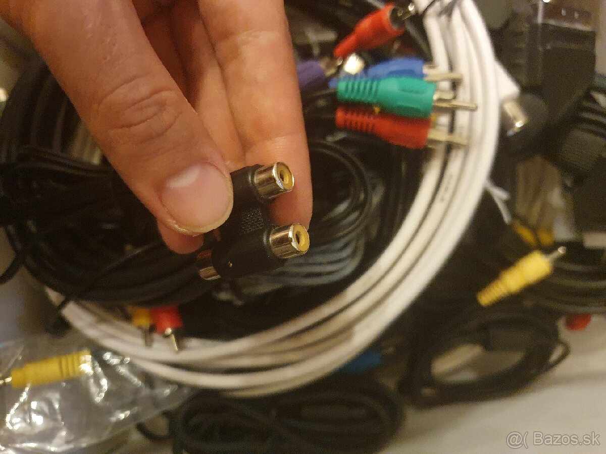 Rôzne audio a video káble - 2