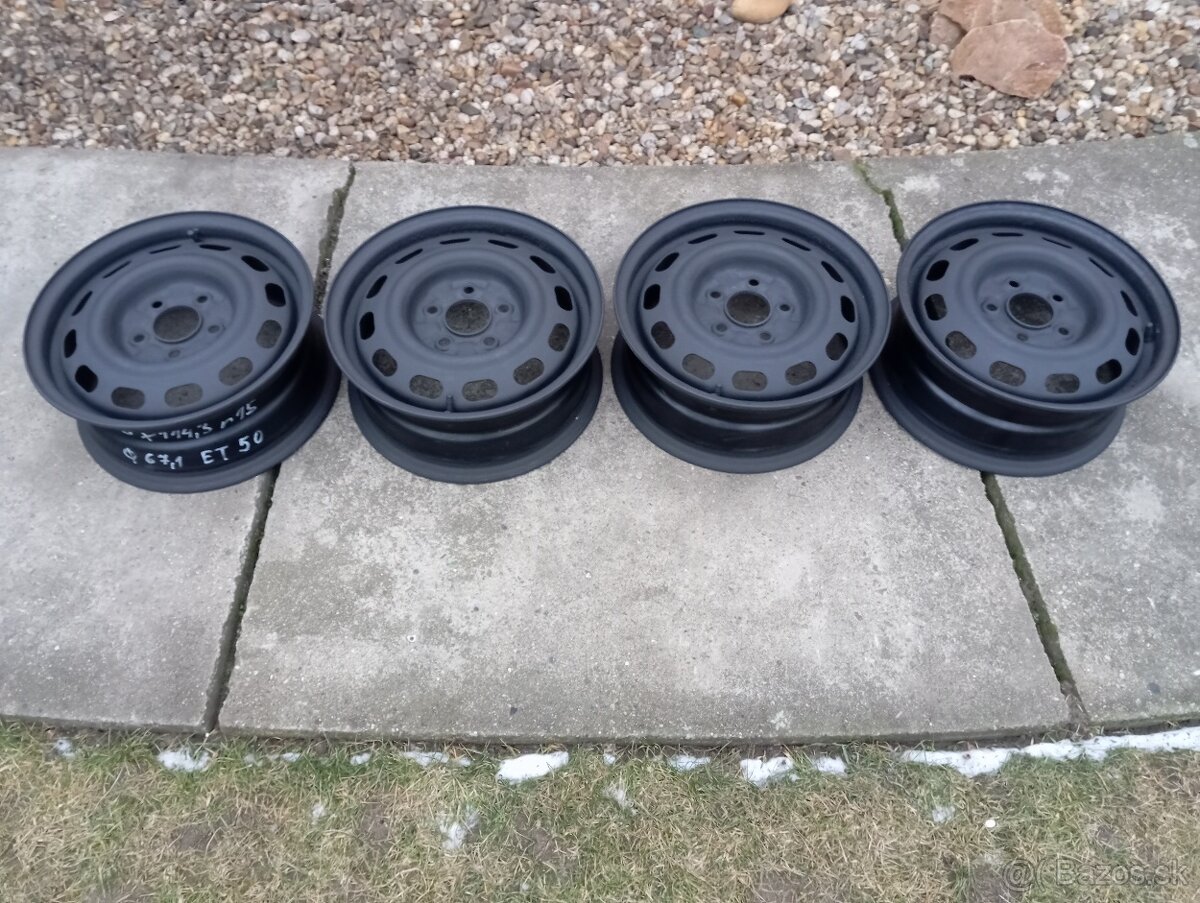 5x114,3 R15 plechové disky - 2