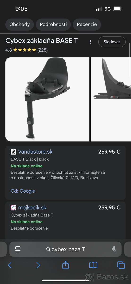 Cybex base T - rotacna zakladna - 2