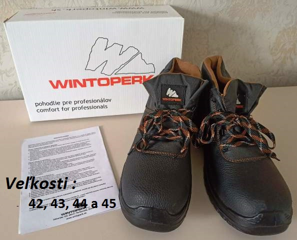Pracovná obuv WINTOPERK – nová - 2