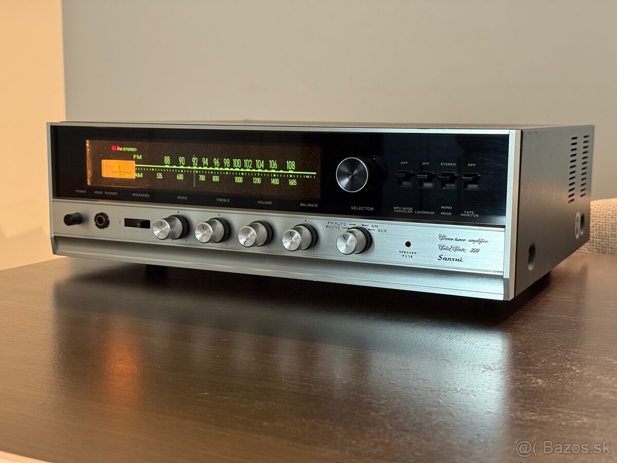 SANSUI 350 Solid State Stereo Receiver (1968) - 2
