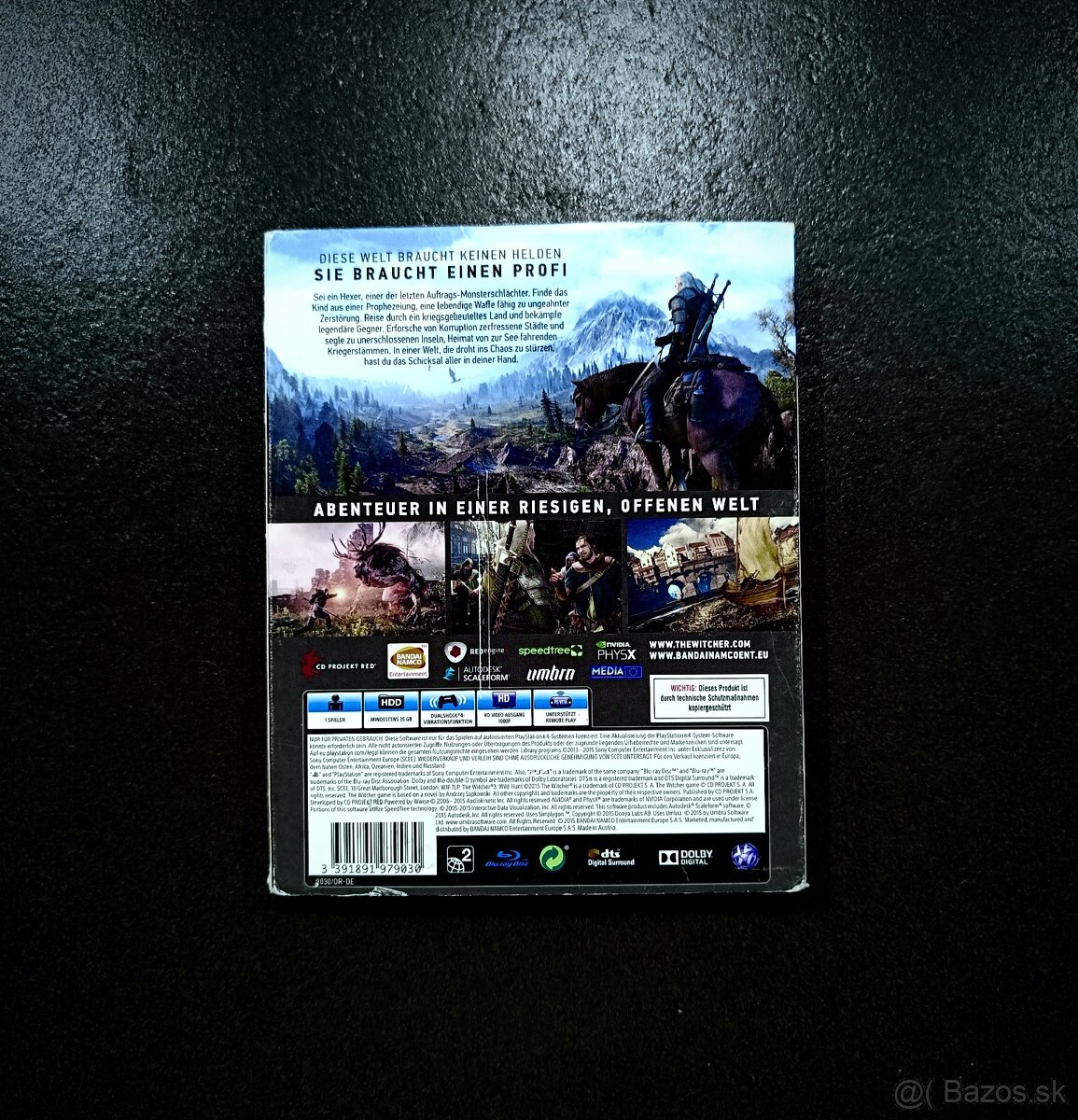 WITCHER 3 WILD HUNT - SPECIAL BONUS EDITION - PS4/PS5 - 2