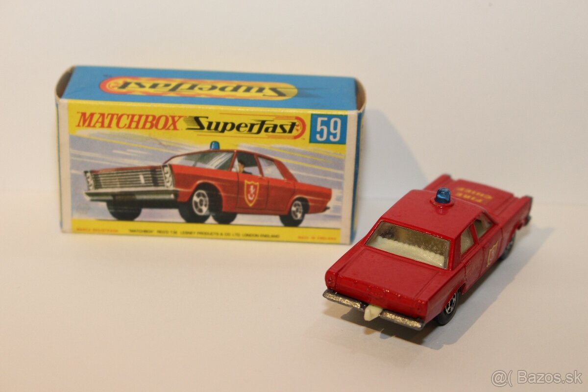 Matchbox SF Fire chief car - 2