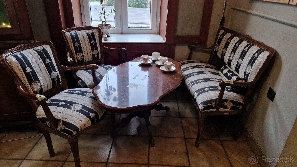 Starožitná sedacia súprava - 2