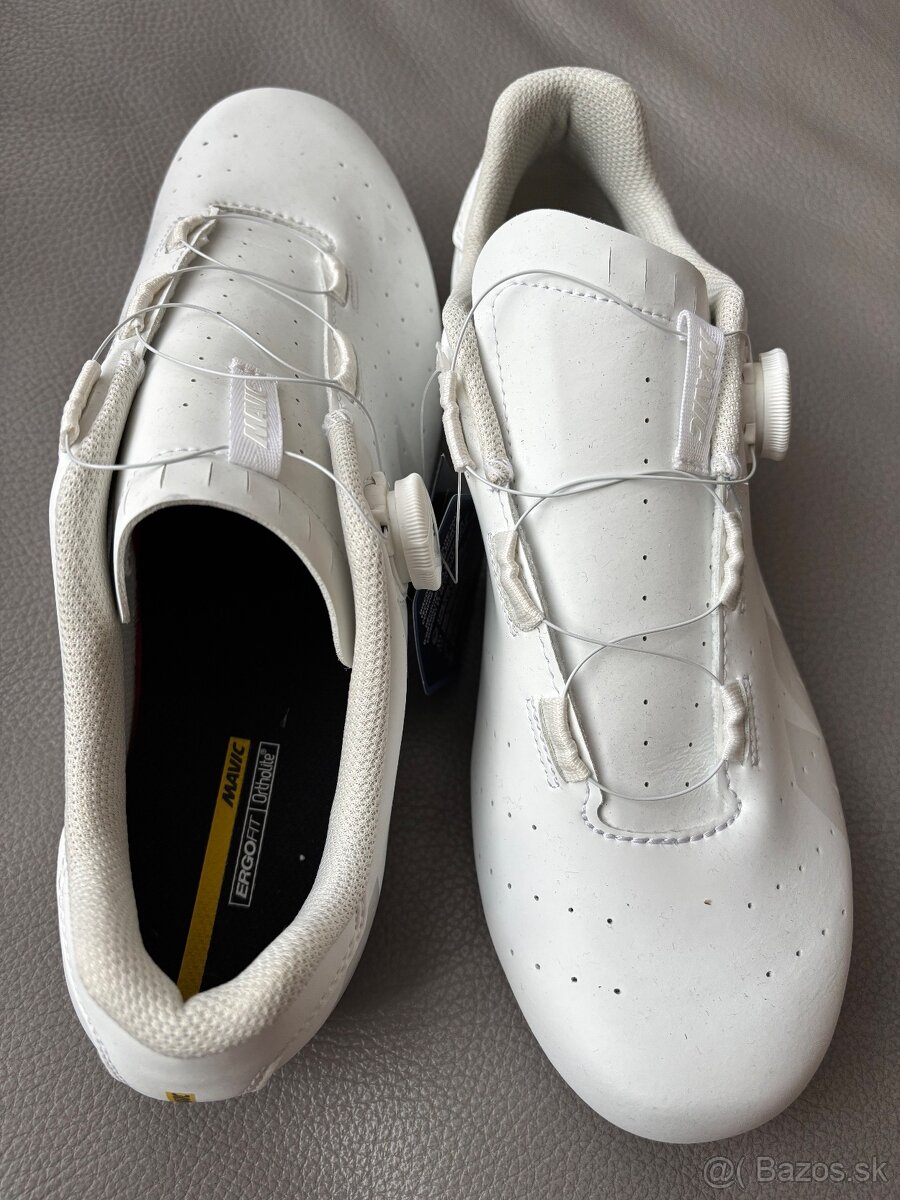 Nové cyklotretry Mavic Cosmic BOA white 44 - 2