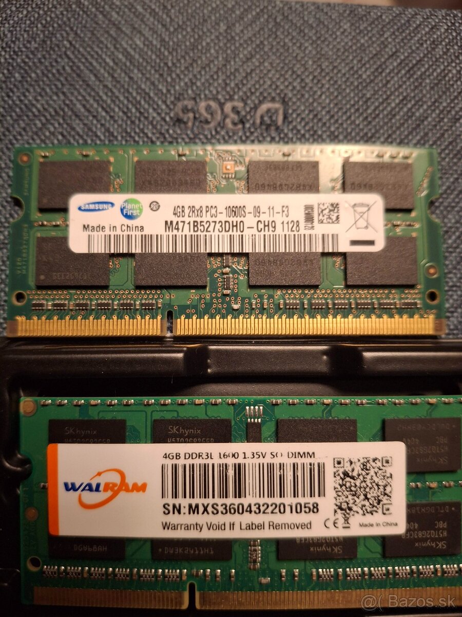 Predám DDR3 RAM 4GB pre notebook - 2