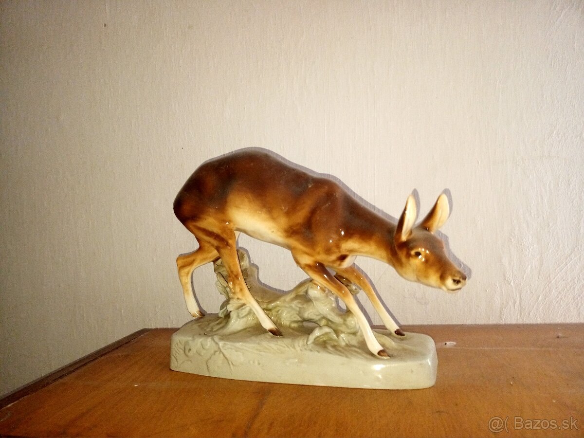 Keramická socha jelena - 2
