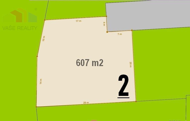 NA PREDAJ STAVEBNÝ POZEMOK 607 M² BOROVCE, okr. Piešťany /VO - 2