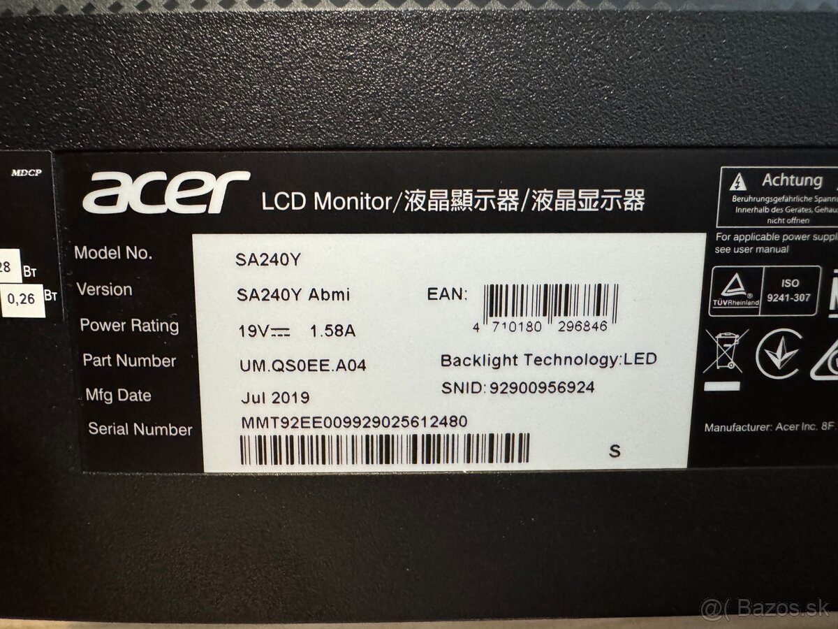 Monitor + myš + klávesnica - 2