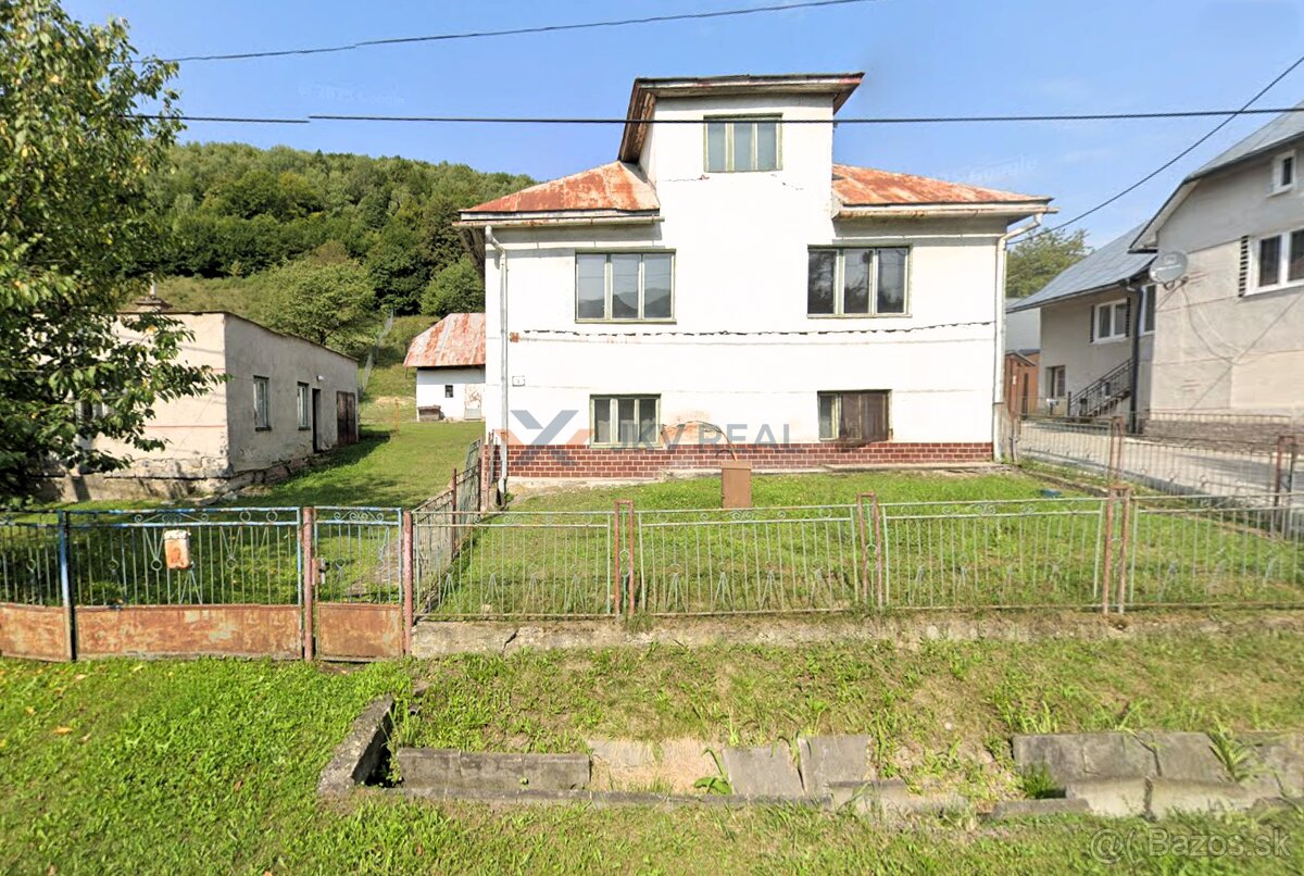 Na predaj rodinný dom s pozemkom – 2358 m² v obci Korunková, - 2