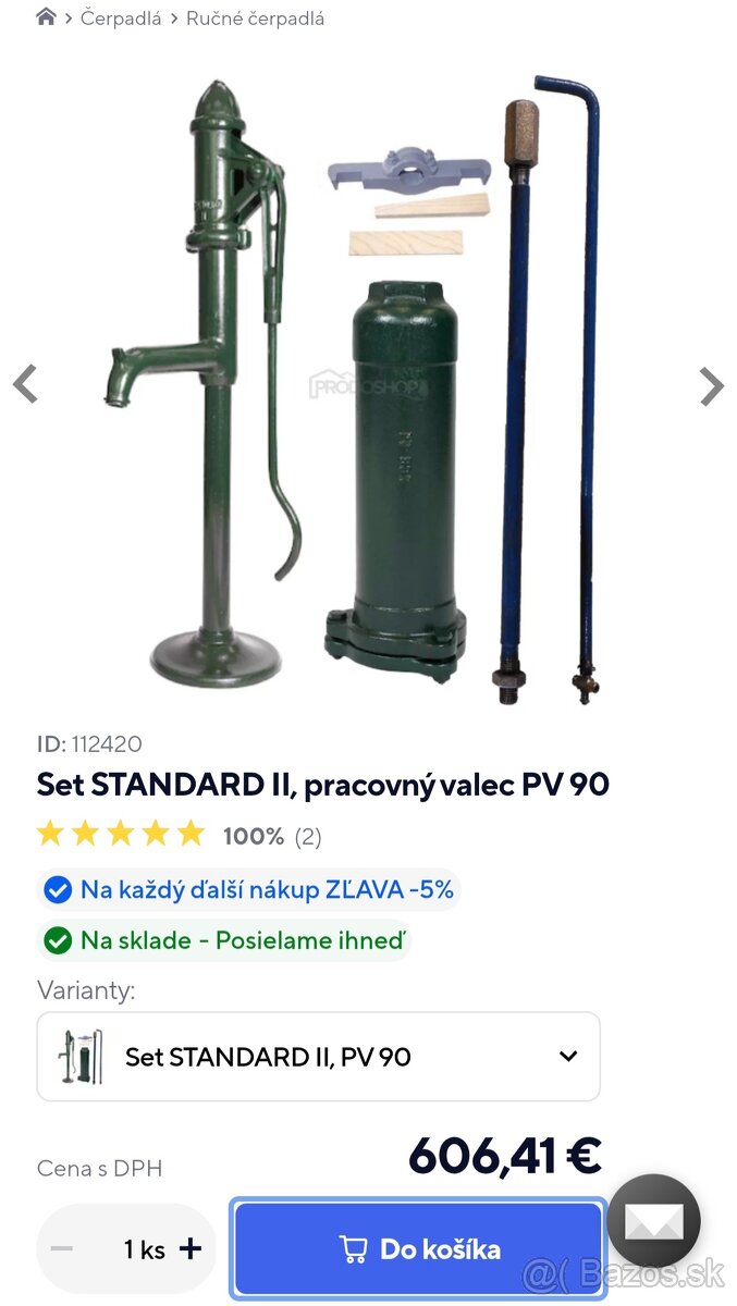 Ručná pumpa štandard - 2