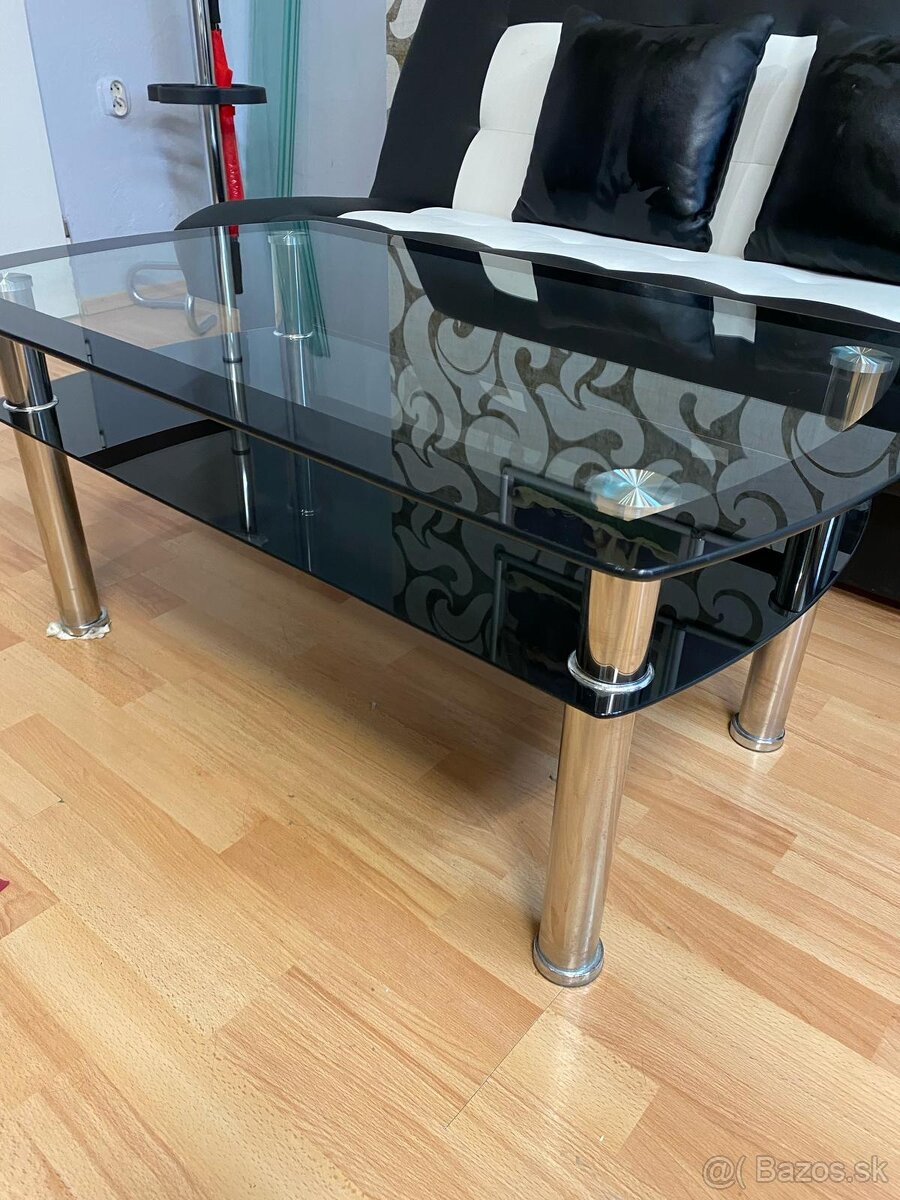 Kožená sedacia súprava + konferenčný stôl - 2