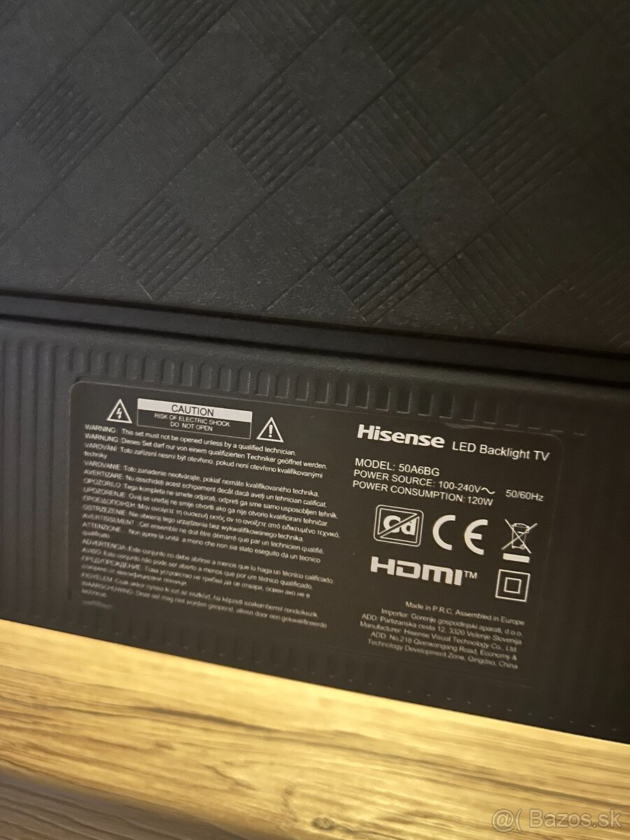 LED televízor Hisense 50A6BG 4K UHD SMART, 50" (127cm) - 2