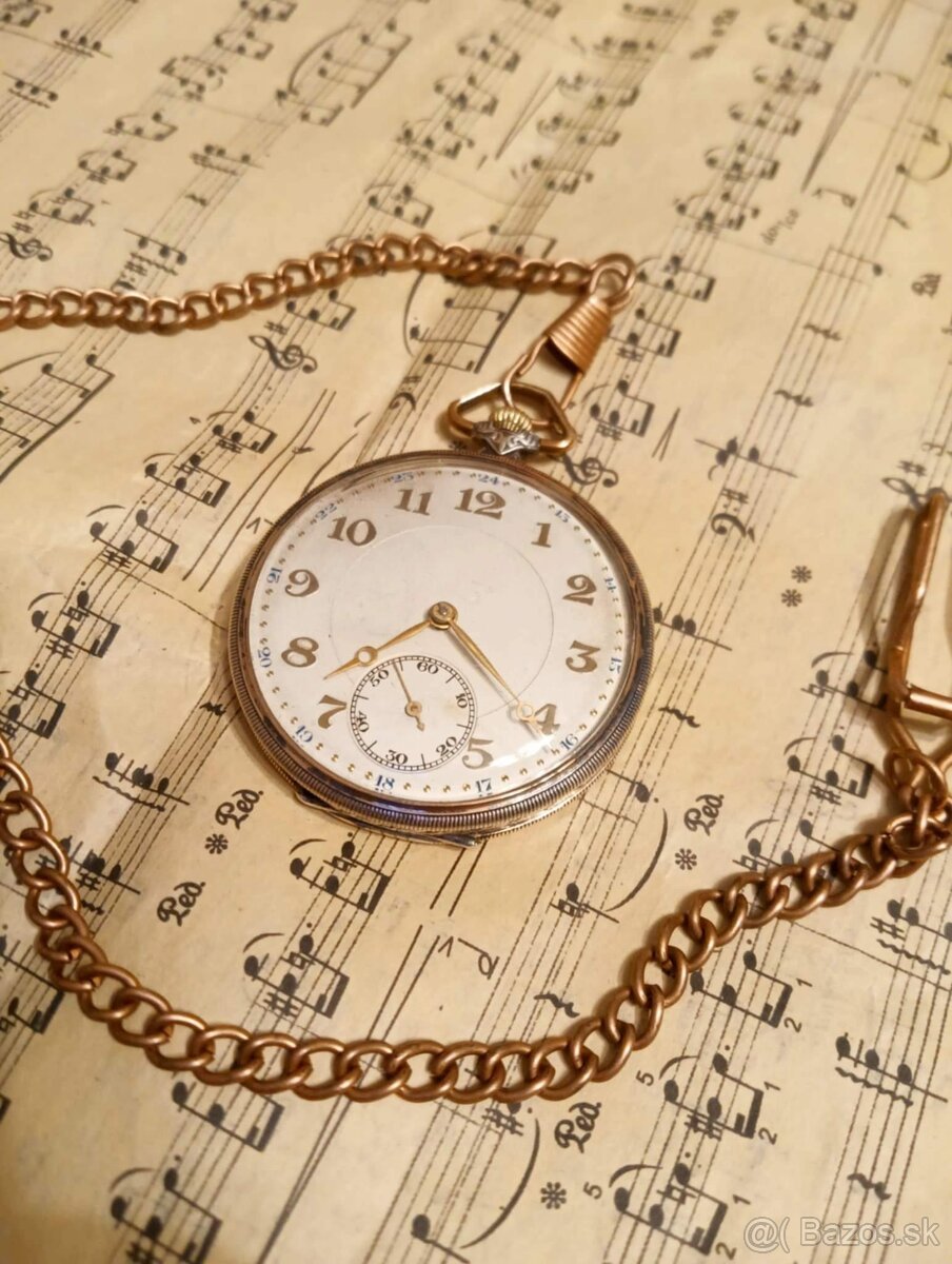 Strieborné ART-DECO hodinky v peknom stave - 2