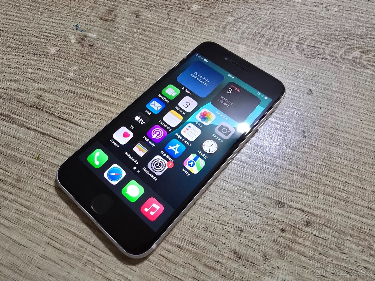 Iphone SE2020 biely plnefunkcny na displeji nieje ani jeden - 2