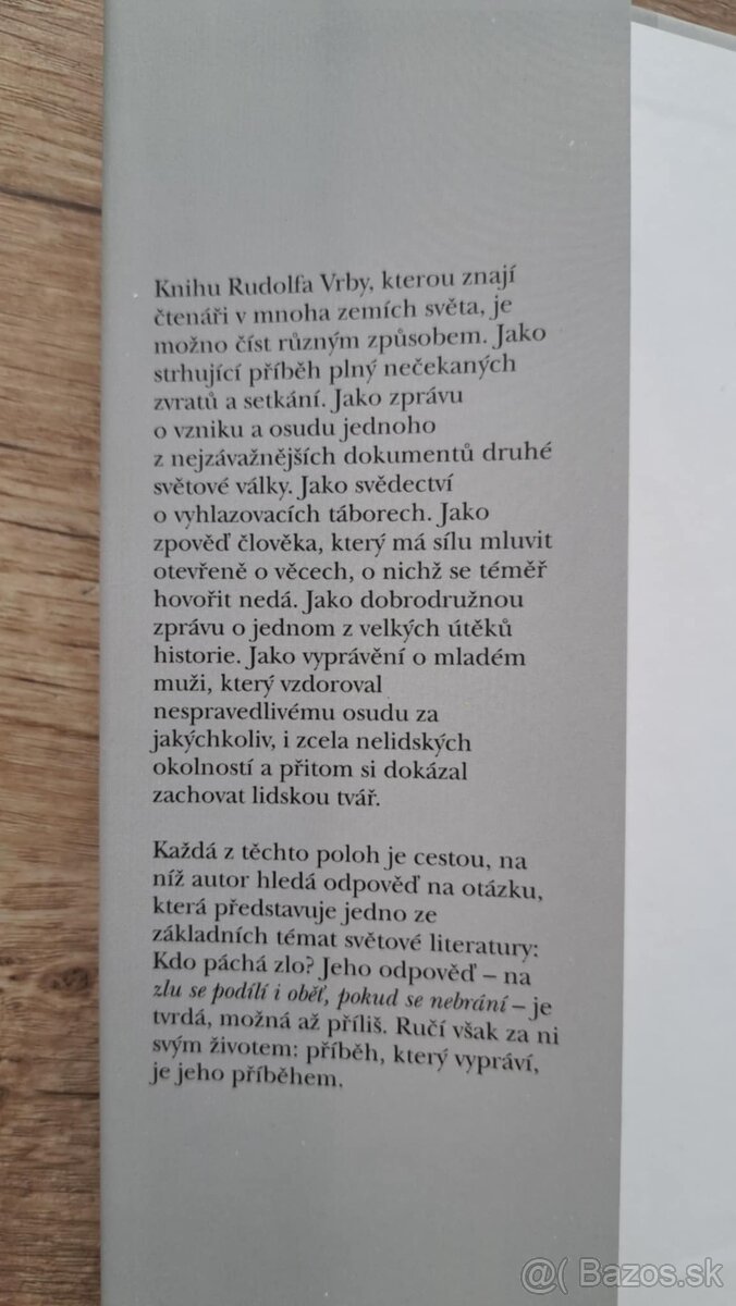 Utekl jsem z Osvětimi - Rudolf Vrba - 2