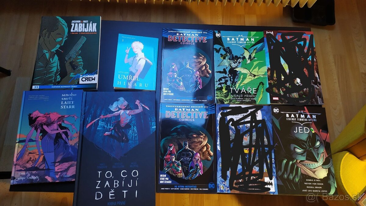 Komiksy v češtine a angličtine - 2