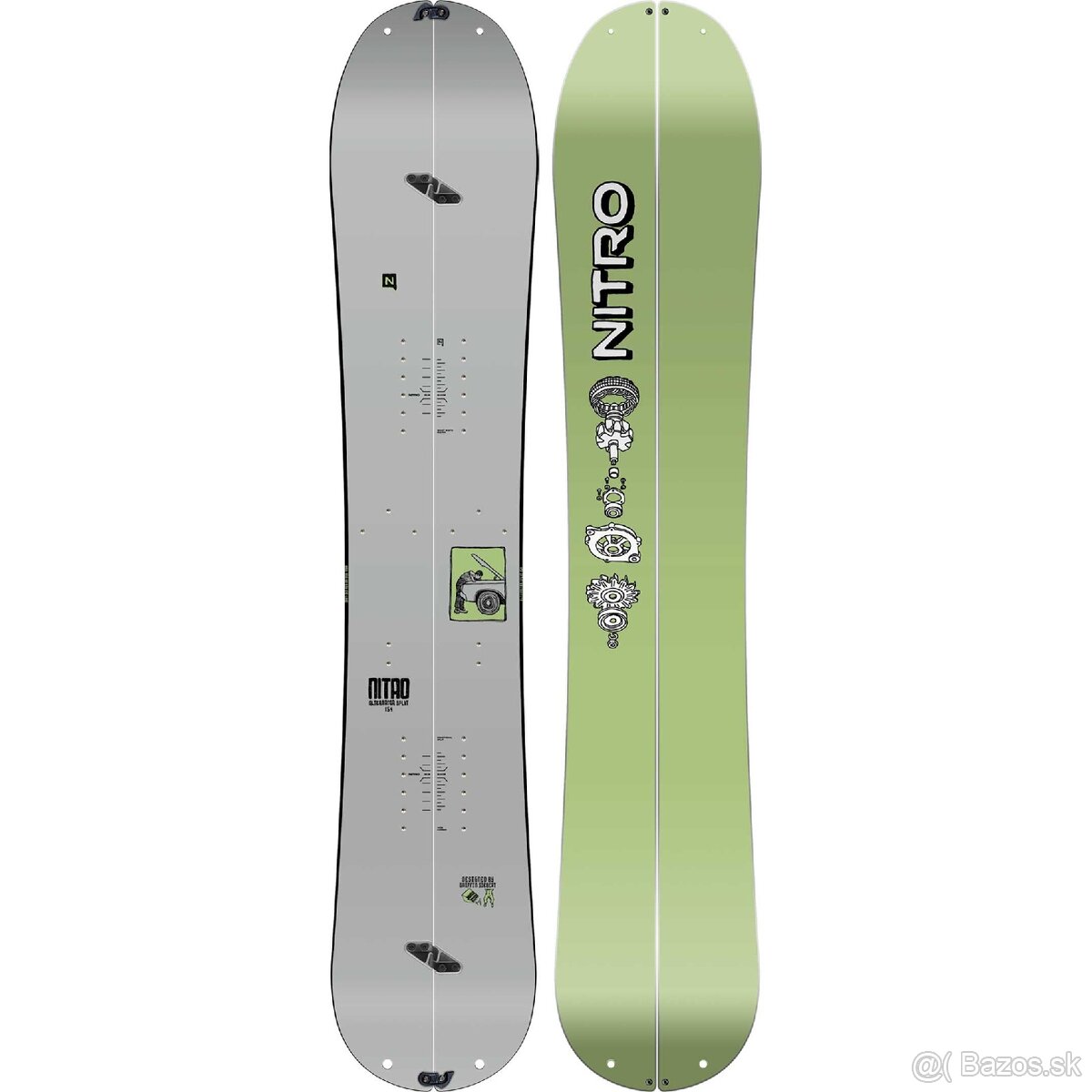 Profesionálny splitboardový komplet Nitro Alternator - 2