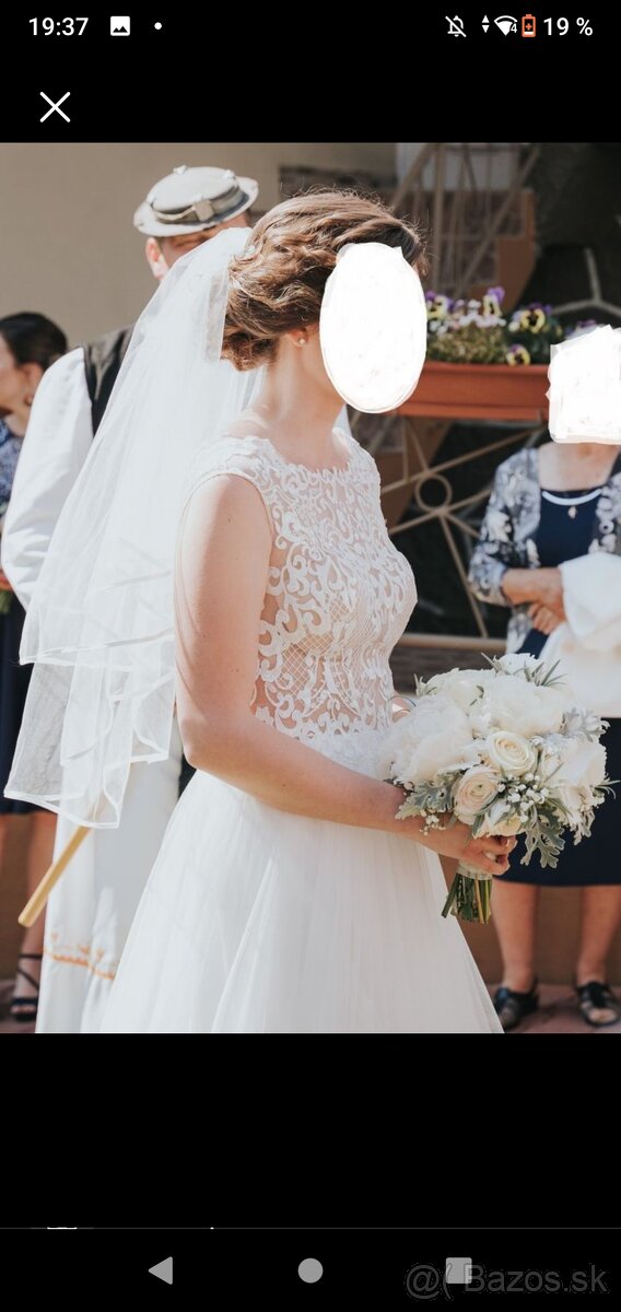 Svadobne saty veľkosť S - 2