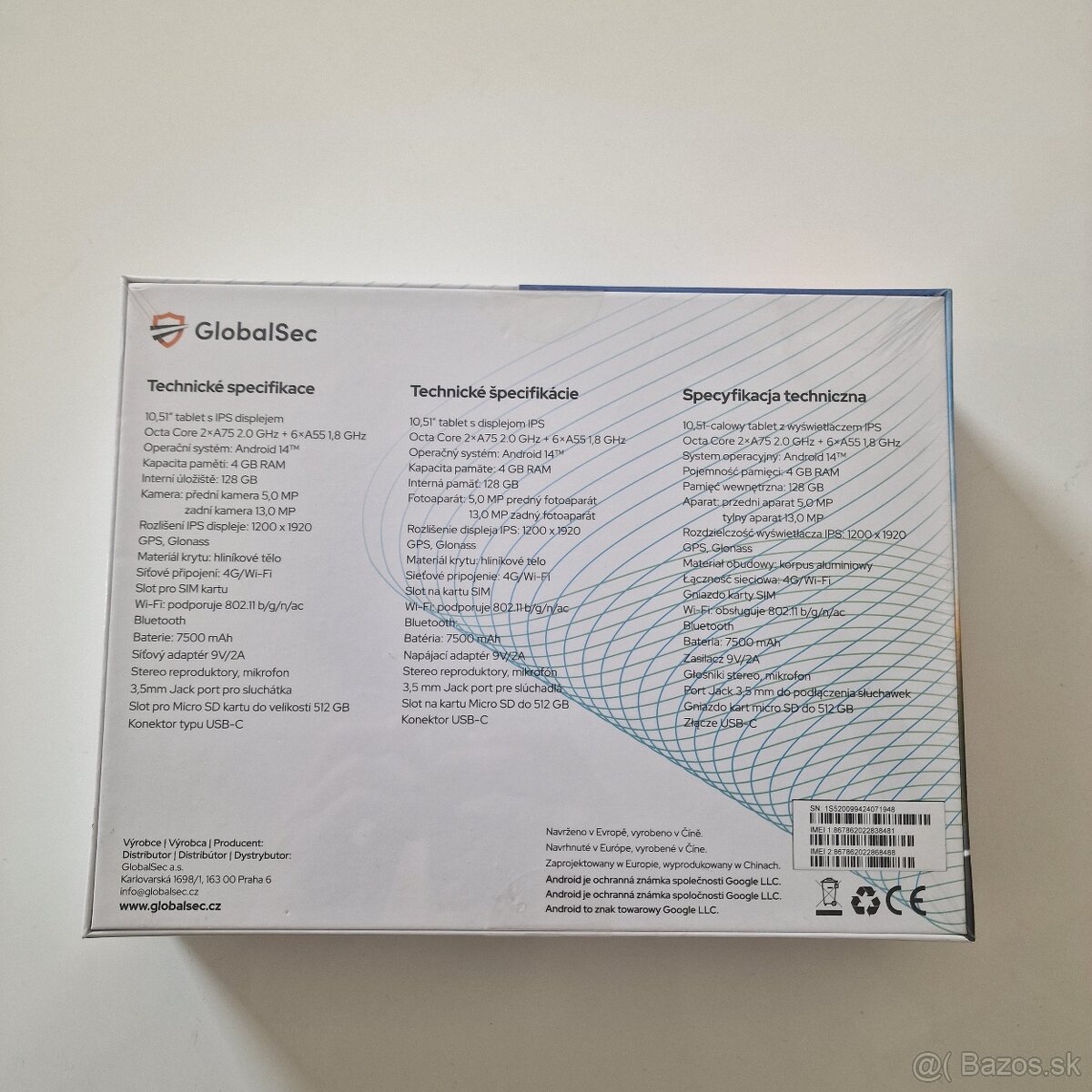 10,51" Tablet 128Gb - 2