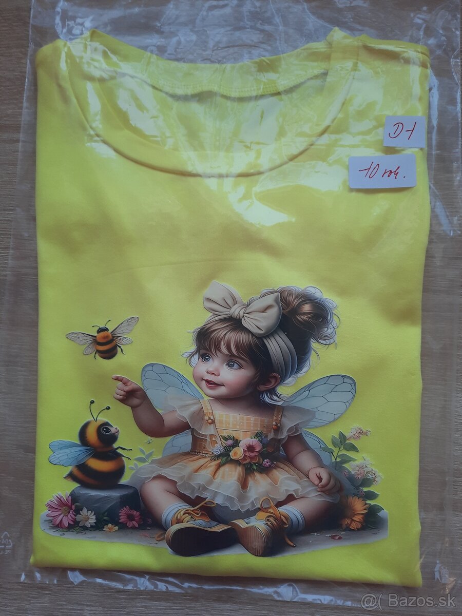 Tričká detské, roztomilé na 10 rok. - 2