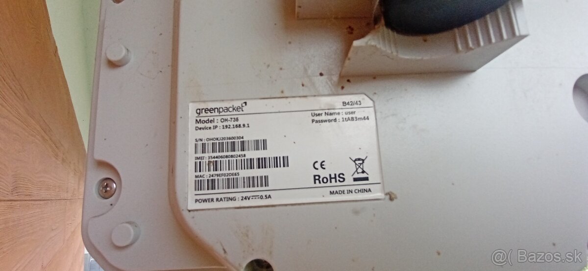 Predám greenpacket, model OH - 736 - 2