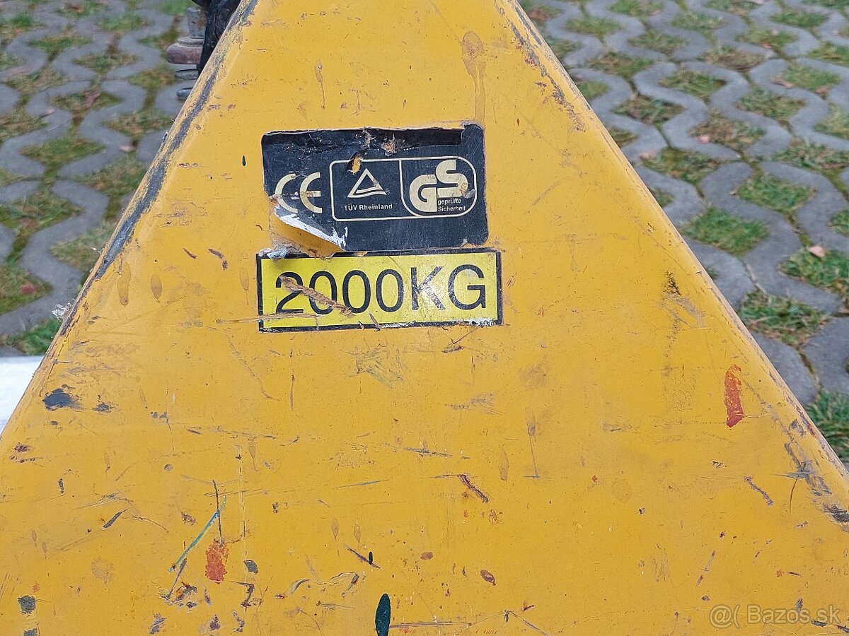 Paletovací vozík a nájazdová plošina - 2