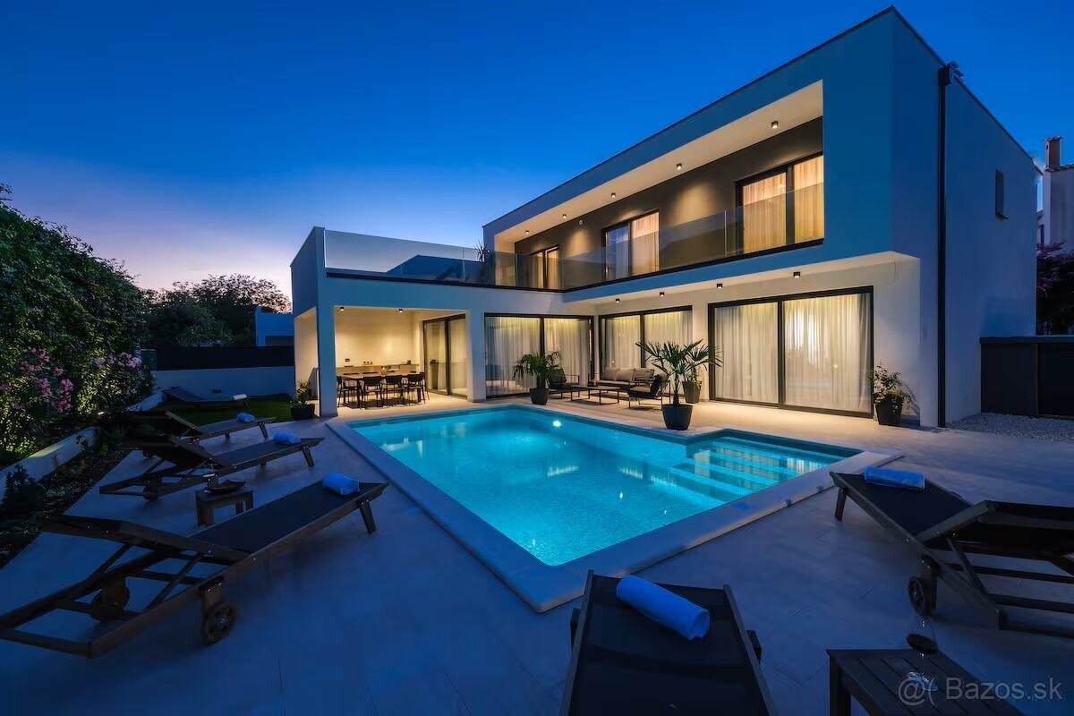 Chorvátsko, Dizajnová vila s bazénom, wellnessom. - 2