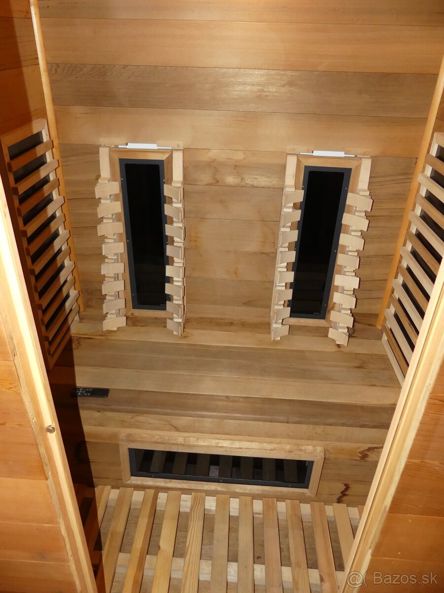 infra sauna pre 3 osoby do interieru vyrobena na zakazku - 2