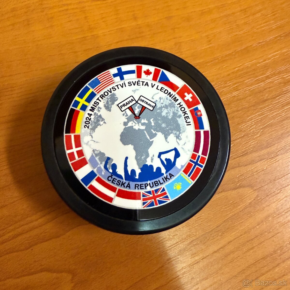 OFFicial Puk Rubena - IIHF MS 2024 - kovová plaketa - NOVÉ - 2