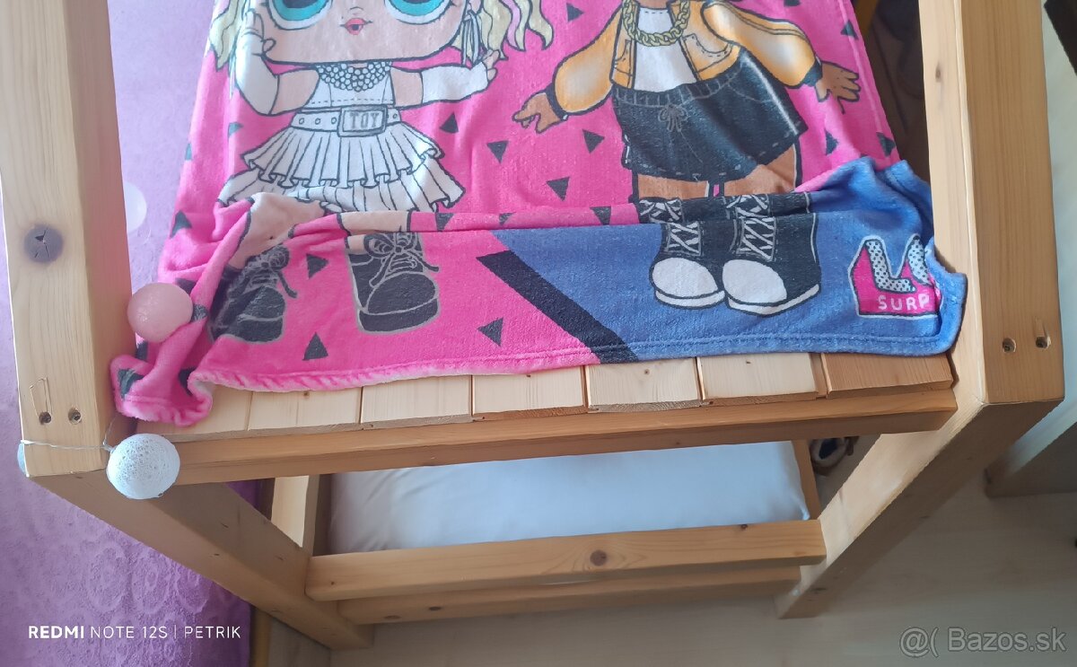 Domčeková posteľ masív - 2