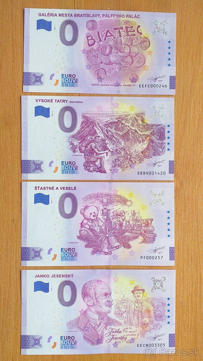 0 euro bankovka, 0 euro souvenir, 0€ bankovka 4 - 2
