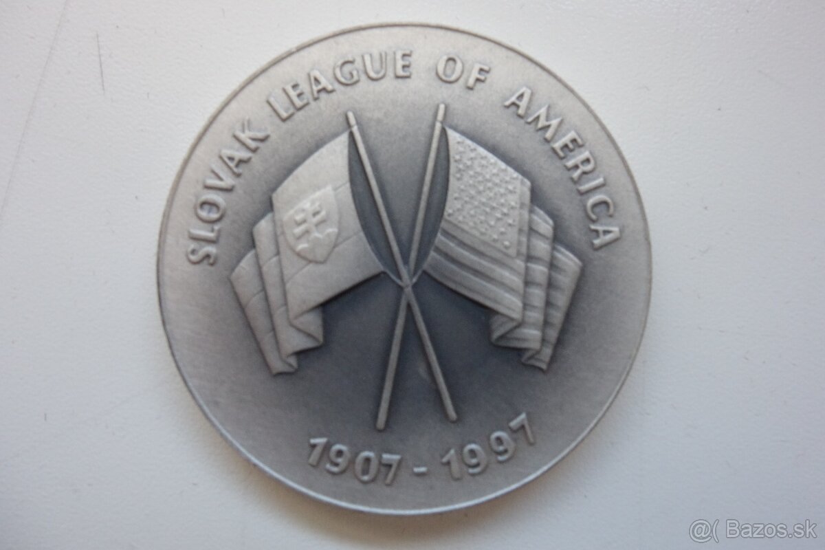 Medaila Slovenská liga v USA - 2