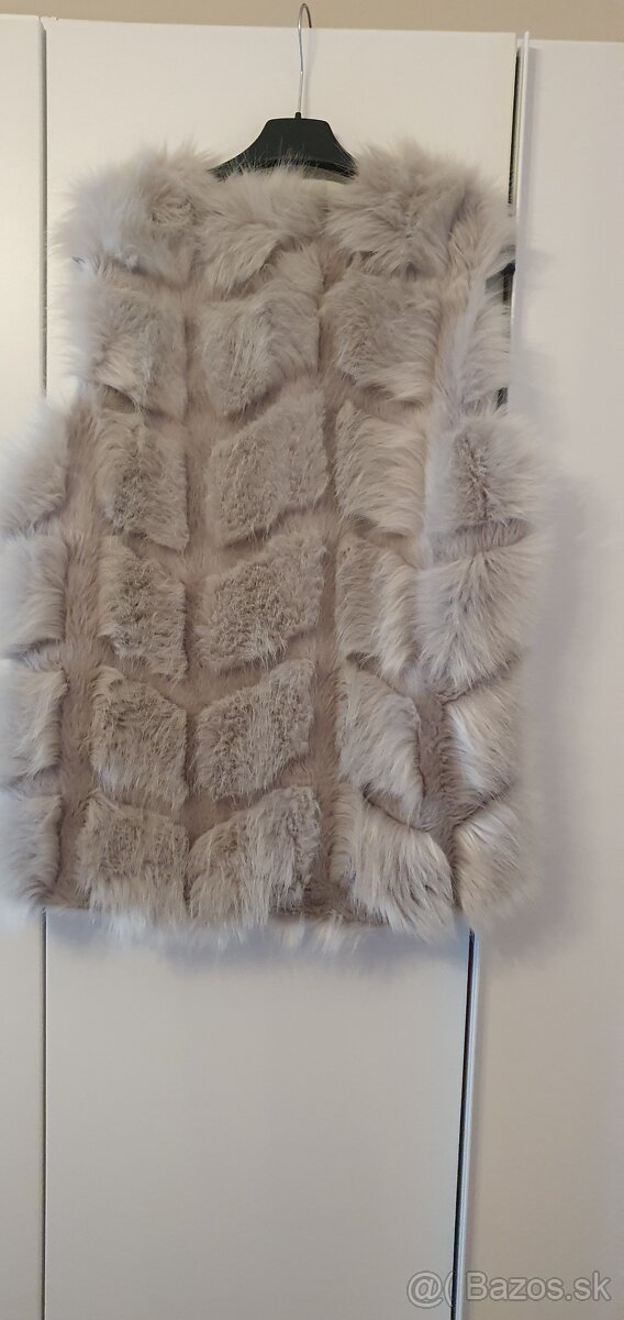 Vesta z umelej kožušiny - 2