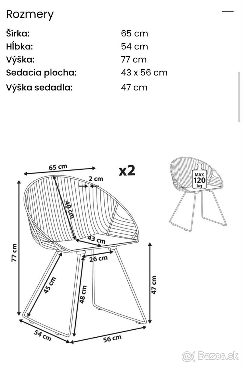 Predam stolicky AURORA - 2