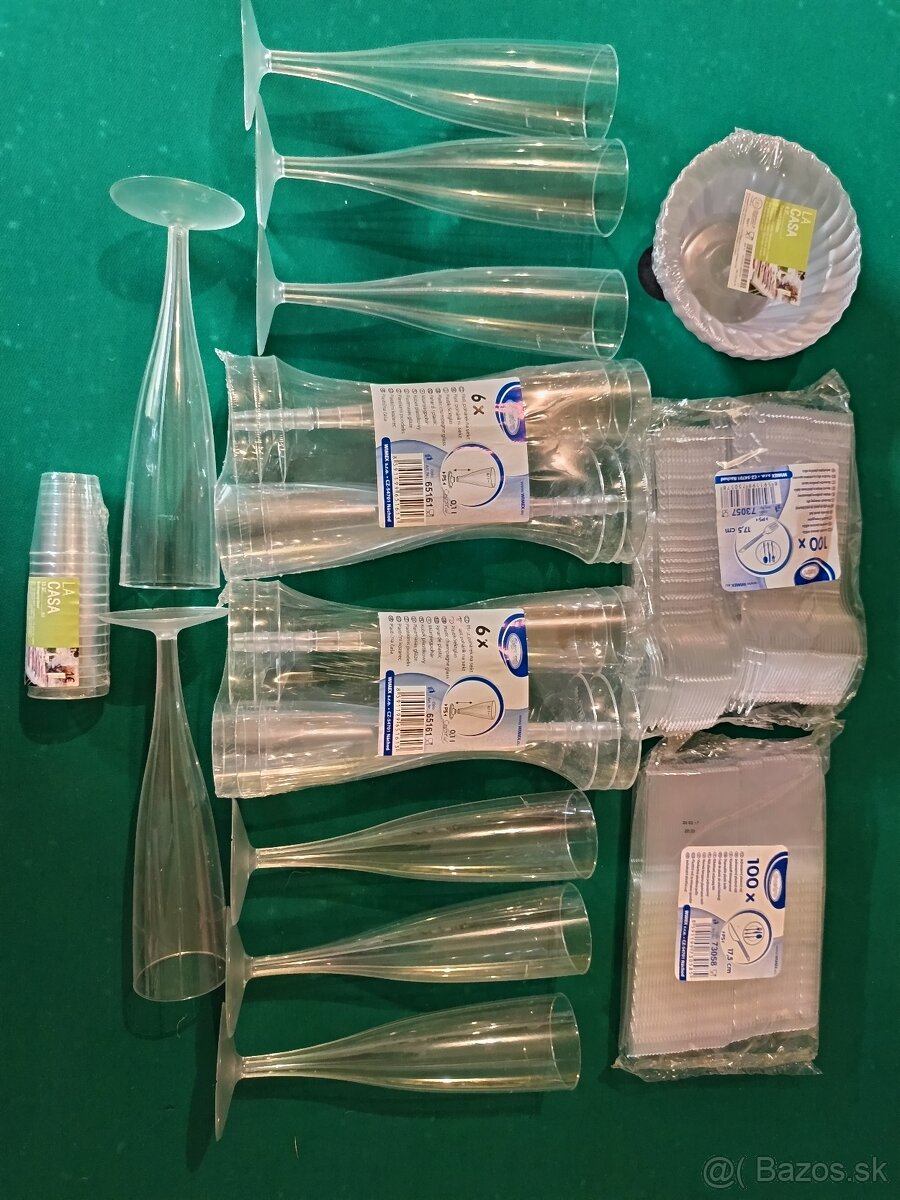 Jednorazový riad, - 2