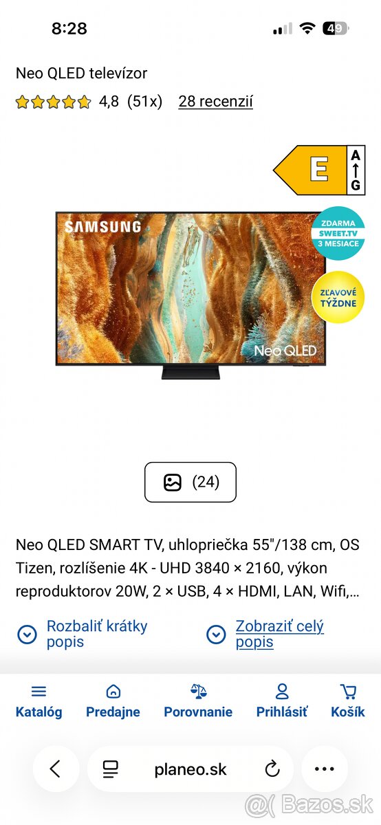 samsung QE55QN70FAU - 2