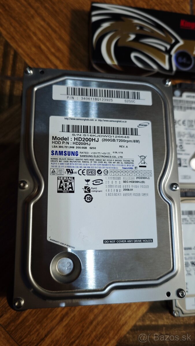 HDD & SSD, M.2 SATA & NVMe, mSATA disky - 2