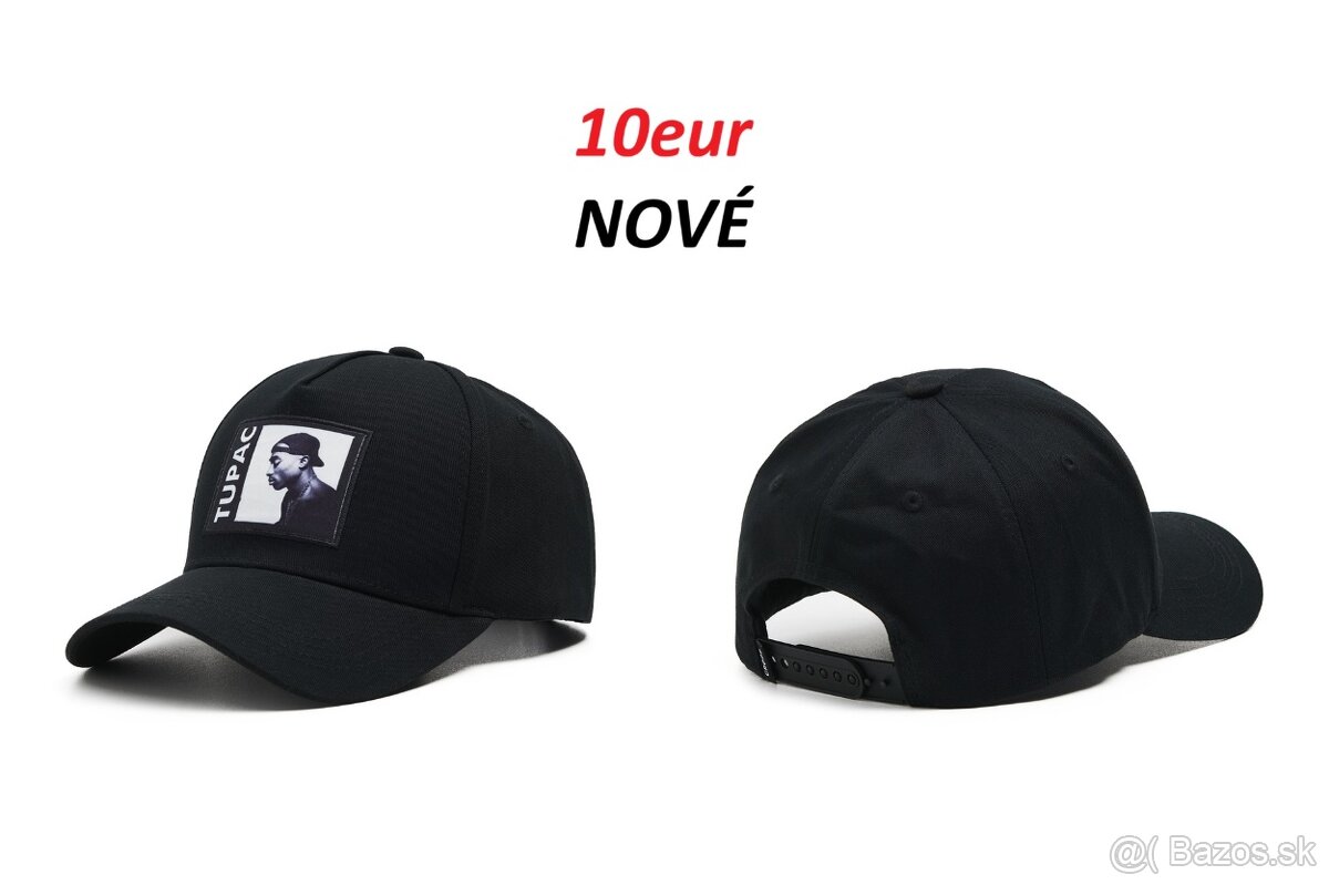 Šiltovka 2Pac/Tupac čierna - 2