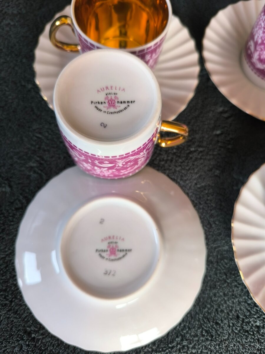 kávový porcelánový set - 2