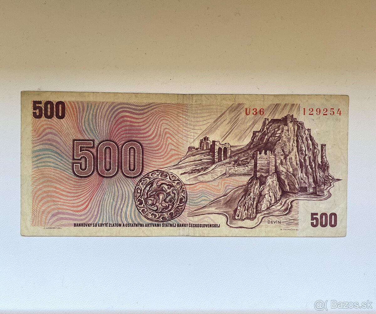 Predam 500kčs 1973 - 2