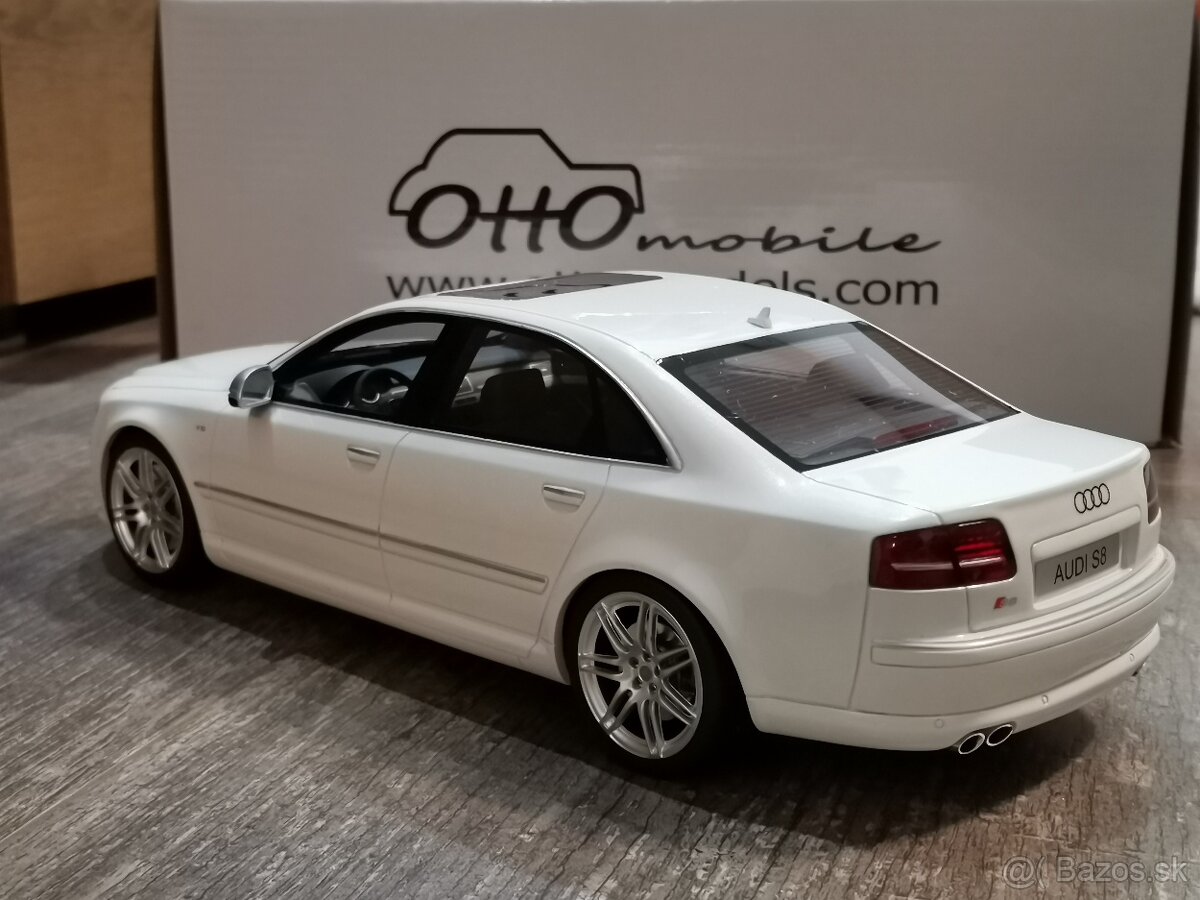 1:18 Audi S8 White / Otto-Models - 2