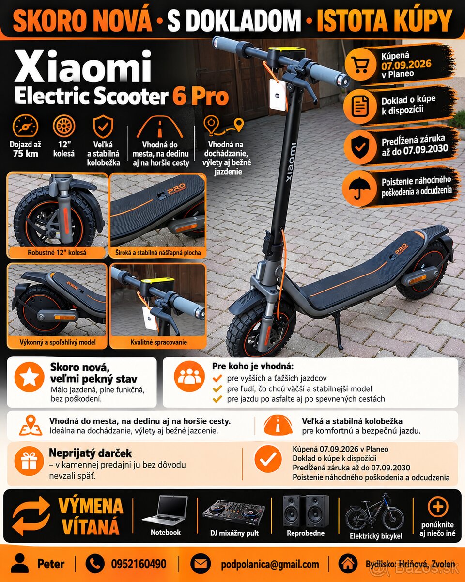 Xiaomi Electric Scooter 6 Pro - 2